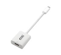 Watio Wave Convertitore - Convertitore USB C a HDMI 4K con cavo da 15 cm, compatibile con dispositivi usb-c, alta risoluzione e facile collegamento. *