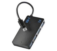 Watio Wave HUB - Hub a 4 porte USB-C, consente una connessione rapida e sicura, realizzato in materiale durevole e compatto, ideale per vari dispositivi. *