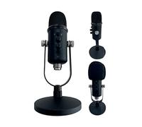 Watio Wave Microfono - microfono USB, connessione rapida, frequenza 20Hz-20kHz, include supporto e cavo da 2 metri, ideale per registrazioni e streaming. * #*