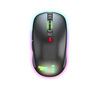 Watio Wave Mouse Gaming - Mouse ad alte prestazioni, 8 pulsanti programmabili, retroilluminazione RGB, cavo intrecciato, dpi regolabile fino a 6400, ergonomico. *