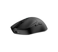 Watio Wave Mouse - Mouse da gioco ottico wireless ricaricabile, design nero, connettività wireless, batteria ricaricabile, alta precisione ed ergonomia. *
