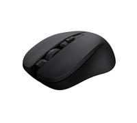 Watio Wave Mouse ottico - mouse wireless dal design ergonomico, connessione USB, tecnologia ottica, compatibile con più sistemi operativi, colore nero. * #*