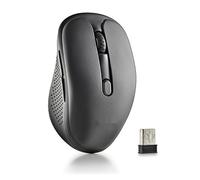 Watio Wave Mouse - wireless, design ergonomico, connessione USB, 6 pulsanti, sensore ottico ad alta precisione, compatibile con più sistemi operativi. * #*