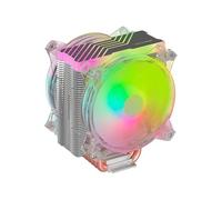Watio Wave Ventola - ventola doppia ARGB da 120 mm, con alloggiamento nero, consente di personalizzare l'illuminazione e offre prestazioni efficienti. *