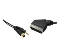 WatioWave Adattatore di connessione PC a TV/Video Mini-DIN 4P, Jack ed Euro per visualizzare contenuti su schermi esterni.
