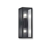 WatioWave Applique parete scatola alluminio Garonne 2xE27 IP44