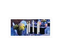 WatioWave Candela decorativa a LED per candelabro, 6 pezzi