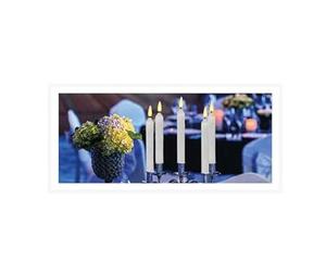 WatioWave Candela decorativa a LED per candelabro, 6 pezzi