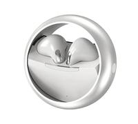 WatioWave Cuffie wireless KM89, colore bianco, con design girevole. Una novità del 2023 che unisce stile e comfort in un unico prodotto.