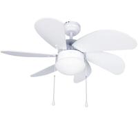 WatioWave VENTILATORE DA SOFFITTO BIANCO 32" CON LUCE