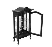 Watreketal 1/12 Miniatura Armadietto Vino in Legno Scaffale per Mobili Mobili La modalità Artigianato Display Progetto Accessorio Accessorio da Collezione Miniatura Dolliere Decorazione