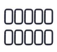 Watreketal 10pcs Rettangolo A Clip Molla Cassabinatore in Leghe Alluminio Alluminio Carabiner Molla Scatto per Portachiavi per Le Escursioni Campeggio.