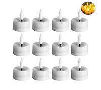 Watreketal 12 Senza Fiammaflitta A LED Flaminger Candela Lampada per Notti per La Festa Natale Electrive Night Nathing HASSEDY LADLE