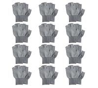 Watreketal 12PAIR Non Slip Guanti A Metà Dita Allenamento Traspirante Per Esterni Per Allenare Guanti Senza Dito