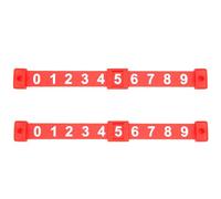 Watreketal 2 PCS Tavolo da Calcio Contatore in Plastica Punteggio Biliardo con Banco Calcish Contore Segnapunti Segnapunti Bilanciere