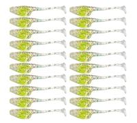Watreketal 20 Set Eschette Morbide Pesca con Sottile Simulazione della Coda Roba da Loach Esche Lento Che Affonda Nuoto Morbido