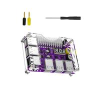 Watreketal 24pin Power Supply Development Adapter Kits Acrilic Case Kits 12 Porta USB2.0 Display LED A 3 Cifre 12V Output QC2.0 Adattatore per Computer Scheda