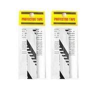 Watreketal 2pcs Racket da Tennis Testa A Nastro per Nastro Protezione Cadute Racconti Protettore Adesivo Racciger Head Edge Guard
