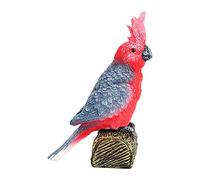 Watreketal 5.7in Realistic Parrot Figurine Action Figure Cacatatoo Boutique Educazione Educazione Playset Dono Divertente per Hobby Collector Biologico Modello Modello Figure Kit Realistic