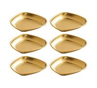 Watreketal 6 Efficaci Ciotole In Miniatura Acciaio Inossidabile Piatti Stabili Per Salsa E Condimenti Disegni Delicati Accessori Per La Cottura Domestica