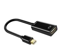 Watreketal Adattatore DisplayPort Premium Miniture HDTV 4K con Supporto Musicale per Le Configurazioni dei Monitor Desktop per Lapt