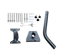 Watreketal Adattatore per Tubi in Metallo Supporto Piatti Standard Set Internet Satellite Easy Installazione Supporto Set Easy Hardware