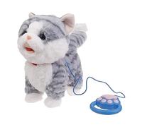 Watreketal Animale Da Passeggio Per Giocattoli Gatti Cantanti Elettrici Con Corda Guinzaglio Che Parlava Gattino Adorabile Animale Musicale Che Strisciano Parlando Giocattolo Cani Da Canto