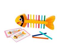 Watreketal attività Abbinamento del Colore dei Giocattoli per L'apprendimento in Legno Pesca Lo Sviluppo Motorio nella Scuola Materna Bambini Che Apprendono Giocattolo A Forma Pesca A