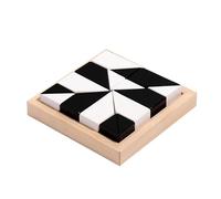 Watreketal Blocco Nascosto Block Building Logical Abilità Pensiero Logico Allenamento del Cervello in età Prescolare Sviluppo per Bambini Puzzle Bianco E