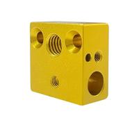 Watreketal Blocco Riscaldamento Aggiornato in Alluminio per Estrusore Mk8 Alte Temperature Blocco Riscaldatore Accessori Stampanti Hoted Installazione Facile