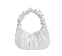Watreketal Borse a tracolla,Borsa a mezzaluna alla moda Borsa casual per donna Ragazza Borsa versatile per telefono con volant Borsa alla moda pieghettata tinta unita