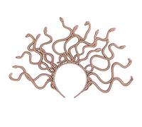 Watreketal Cerchietto per capelli creativo a forma di serpente curvo, accessorio per capelli da donna, per Halloween, trasmissioni dal vivo