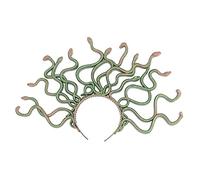 Watreketal Cerchietto per capelli creativo a forma di serpente curvo, accessorio per capelli da donna, per Halloween, trasmissioni dal vivo