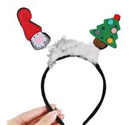 Watreketal Cerchietto per capelli, semplice accessorio per capelli da donna, studentessa, per lavare il viso, cerchietti per capelli con Babbo Natale