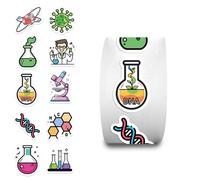 Watreketal Creative Science Lab a tema Autoadesivi Adesivi Adesivi Impermeabili Decalcomanie Adatto per Caso del Telefono Notebook Progetti Artigianali Caso Telefono