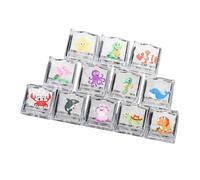 Watreketal Cubo da Bagno A LED Multicolore Acqua Attivata A Cubetti Ghiaccio Brillante Giocattolo per Bambini per Bambini Divertimento Gift Holiday Set 12 Cubetti A Blocchi Ghiaccio A LED