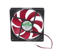Watreketal Cuscinetto A Manicotto Ventola da 7 Pale velocità 12 Cm per 12v 0.16a 2 Pin Ventola Scarico Raffreddamento Senza Spazzole 1800 Giri/Min CPU S Graphics Card RX