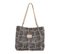 Watreketal Elegante Borsa A Tracolla In Tela Spaziosa Borsa Per La Spesa Autunno Inverno Accessori Ascella