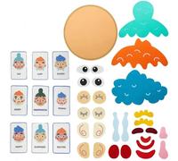 Watreketal Face Changing Game Abbinamento Matching Toy Kids Kids Educational Puzzle Logical Abilità Pratica Divertente Learning Hand Eye Coordination Educational Playset