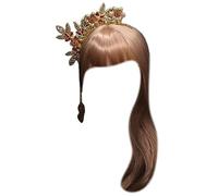 Watreketal Fiorio Fiori Principessa Chiedi Principe Pageant Prop Party Puntes Aiuto Vintage Hoop Per Capelli Donne Divinità Corone E Diademi Fai -da -te Bambini