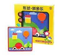 Watreketal Forma Puzzle Giocattolo per Chiodo Funghi Le Abilità Motorie Sottili Educativi Puzzle Bambini Apprendimento Giocattolo Unghie Funghi