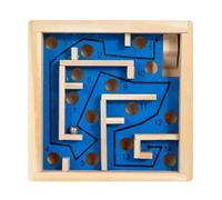 Watreketal Giocattolo Gioco per Bilanciamento del Labirinto Perle in Legno Bambini Apprendimento Educativo Precoce Migliorare I Labirinti in Marmo Educativo delle Abilità Motorie