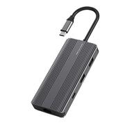 Watreketal in 1 Typec HDTV RJ45 1000 MBPS PD100W USB Hub con TF Slot Lettore Adattatore Carica Typec HD805 per Laptop SSD