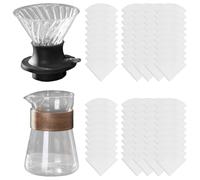 Watreketal La Birra Fredda Riversa Sopra Caffettiera Con Base Silicone Rimovibile E Vetro Resistente Calore Per Appassionati Birra Casa Viaggiare Produzione Caffè Freddo.