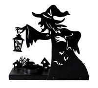 Watreketal Lampada Mistica delle Streghe per Halloween Ambiances Porta Candele Ferro Feste A Tema E Decorazione La Casa Wiccan Candele Stand