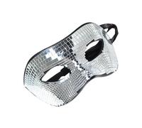 Watreketal Maschera Discoteche D'argento Con Disegni Scintillanti Ornamenti Per La Festa Traspirante Con Disegni Appariscenti Per Varie Occasioni Personali Stile Personale