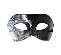 Watreketal Maschera Discoteche D'argento Con Disegni Scintillanti Ornamenti Per La Festa Traspirante Con Disegni Appariscenti Per Varie Occasioni Personali Stile Personale