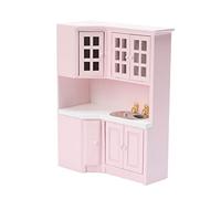 Watreketal Mobili da Cucina in Miniatura Modello Lavandino Realistico per 1/12 Decorazioni Le Bambole Mobili Scena 1/12 La Bambola A