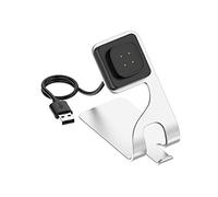Watreketal per Fitbit-Vevers3 Staffa Charger Dock Stand Portable Carging Cradle Station Base Base Telefono Carica Rapida Supporto per Monte da Viaggio Stazione