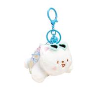 Watreketal Portachiavi Peluche per Cani da Nuoto Borse da Donna Decorazione Decorazioni Le Donne Zaino Studente Lo Studente Fascino Animale Peluche Cartone Animato